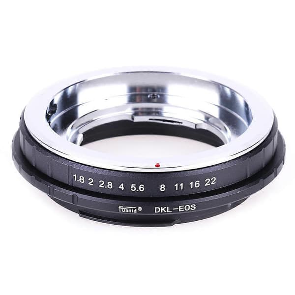 Adapter DKL-EOS til Voigtlander Retina DKL-objektiv til Canon EOS EF-fatning 7D 60D 50D