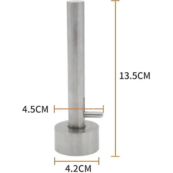 Falafel Scoop, Rustfrit stål Falafel Maker Scoop, Professionel Non-sticky Falafel Baller Tool 1pcs