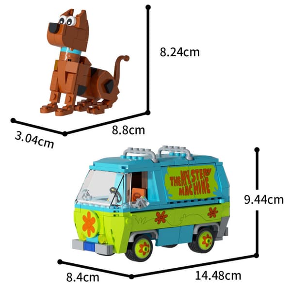 Scooby-Doo The Mystery Machine Byggeklodser 305 Dele MOC Samleklodser