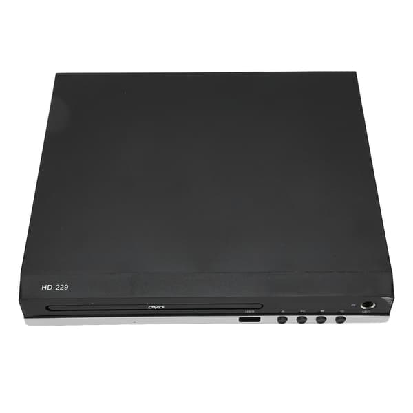 Mini DVD Player 1080P Support AV Output Remote Control HD Multimedia Interface DVD CD Player with USB Port 110-240V EU Plug 0.5