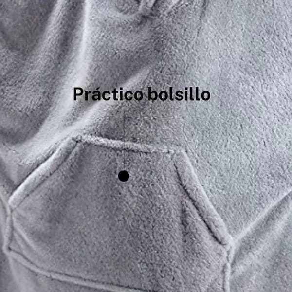 Hoodie-tæppe Sweatshirt Dame Herre Med Hætte Blød Pyjamas