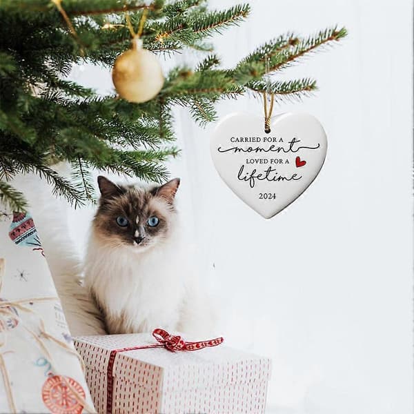 Jule Mockingbird Hjerte Akryl Ornament, Robin Julepynt, Mindegave BROWN