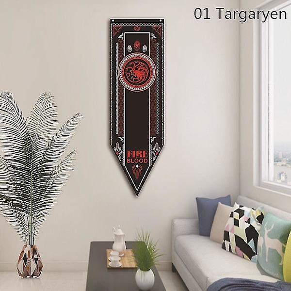 Game of Thrones -ripustuslippu Stark Targaryen Lannister Banner Kotijuhlan Koristeluun 05 Tyrell