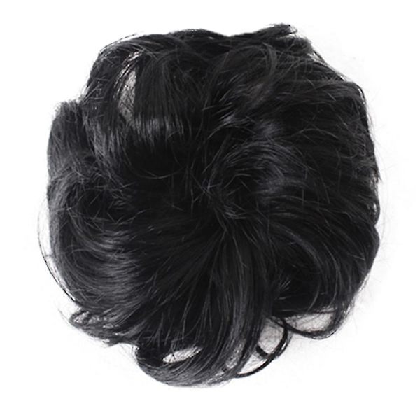Nemme at Bære Stilfulde Hår Scrunchies Naturligt Roddet Krøllet Bun Hår Extension Raoliang 19