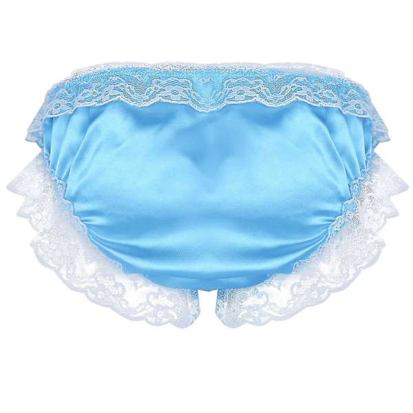 Herre Åpen Front Stringtruse Blue XL