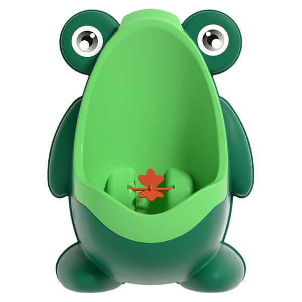 Green Cartoon Boy Wall Mounted Potty Training Urinal