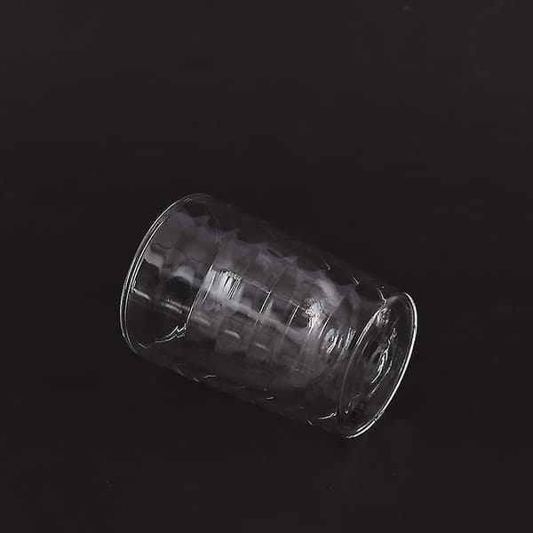 Handblåst dubbelväggig glaskopp Nespresso kaffemugg och koppar termiskt glas-hao 80ml