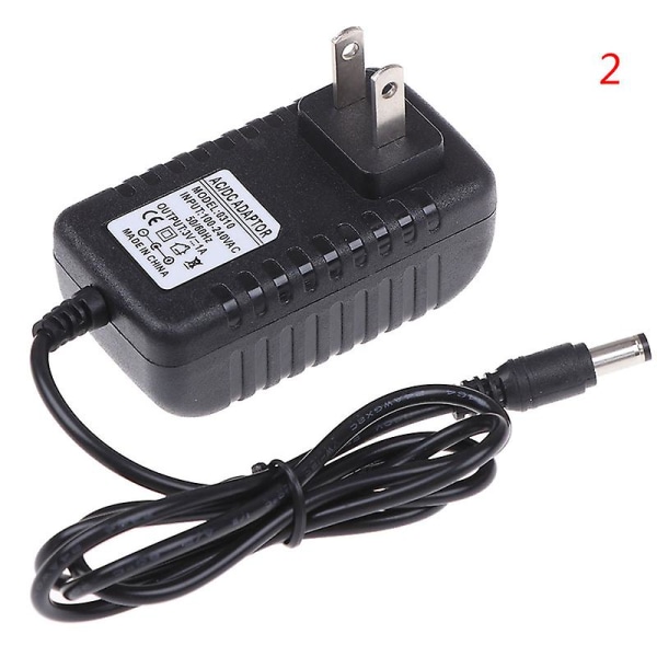 DC 3V 1A AC-omvandlare Adapter Strömförsörjning Laddare EU-kontakt 5,5 mm x 2,1 mm US Plug