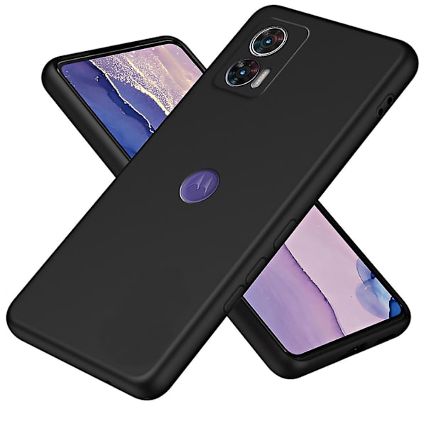 TPU-fodral för Motorola Edge 30 Neo 5G med mjuk foder, 2,2 mm stötskyddande telefonfodral Black