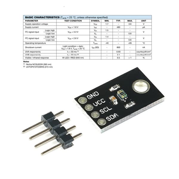 Avancerad ljussensor 6075-modul för dator-DIY-projekt, PCB-konstruktion