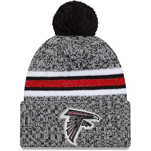 NFL Sideline Sport -neulelippis, amerikkalaisen jalkapallon talvilippis pomponilla, yksi koko, kaikki joukkueet, 2023/2024 SportKnit to Brown-Brown31940