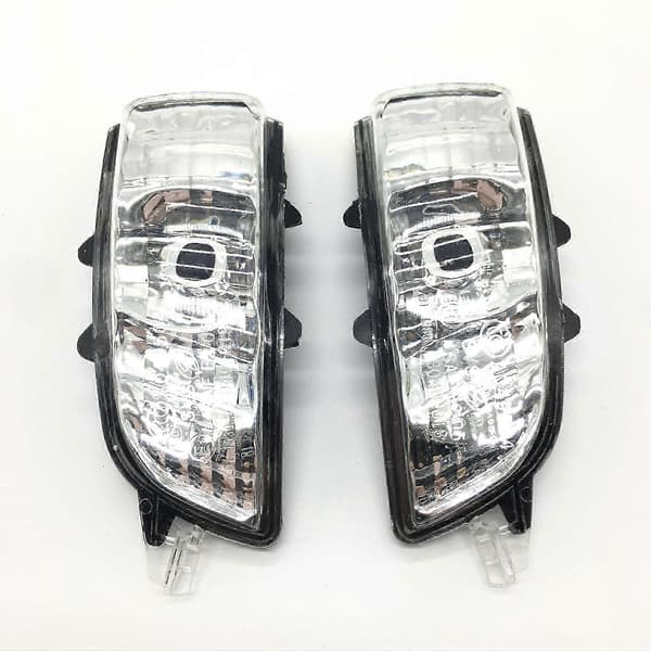Velegnet til sidespejl blinklys indikator drejesignal lys linse 31111102 3111-jc White Shell