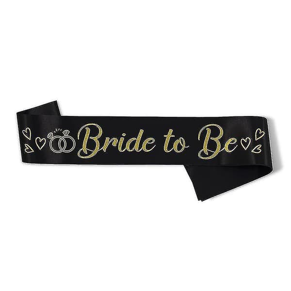 Brud-til-være Sash Bröllopsdusch Sash Selempang Hen Night Bachelorette Party