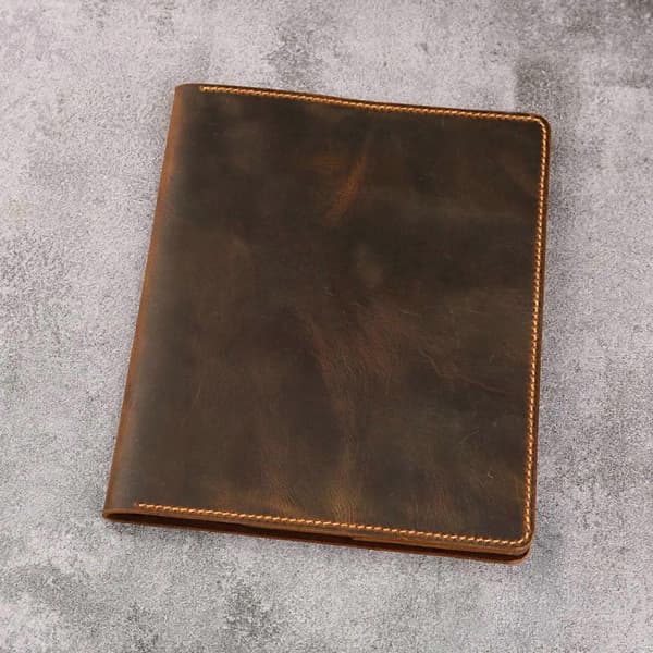 Personalized Genuine Leather Folio Case for reMarkable Paper Pro with Pen Holder