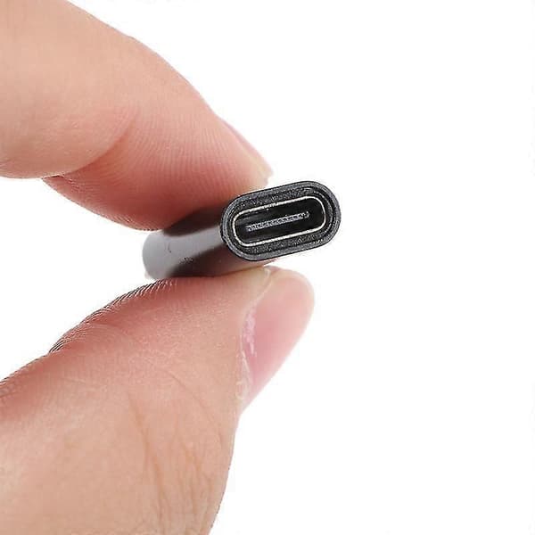 Mini 5-pinners USB-adapter B Hann til USB Type C Hunn Datatilkobling Black 1 Pcs