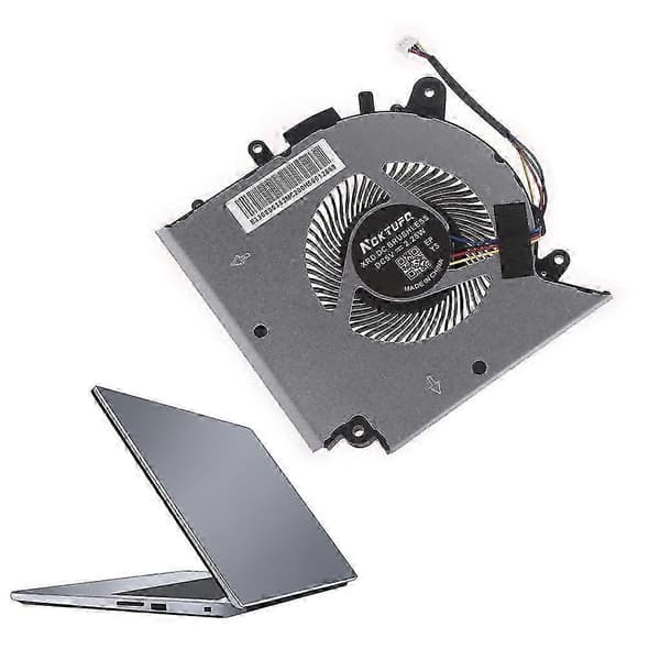 4-bens radiatorblæser Kompatibel med MSI Katana GF66 GF76, CPU-køleblæser CPU GPU