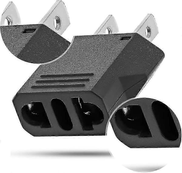 USA strømadapter, USA strømadapter, 4 stk. europeisk til amerikansk pluggadapter, USA pluggadapter