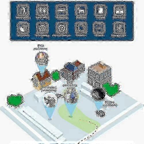 4-pakning Tile Bluetooth Tracker-kompis med utskiftbart batteri GPS og kjæledyrfinner
