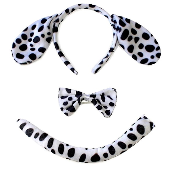 Flickans Cruella De Vil Tutu Klänning Polka Dot Dalmatiner Skurk Halloween Kostym För Barn Fint Karneval Party Kläder Outfit 10-12Y