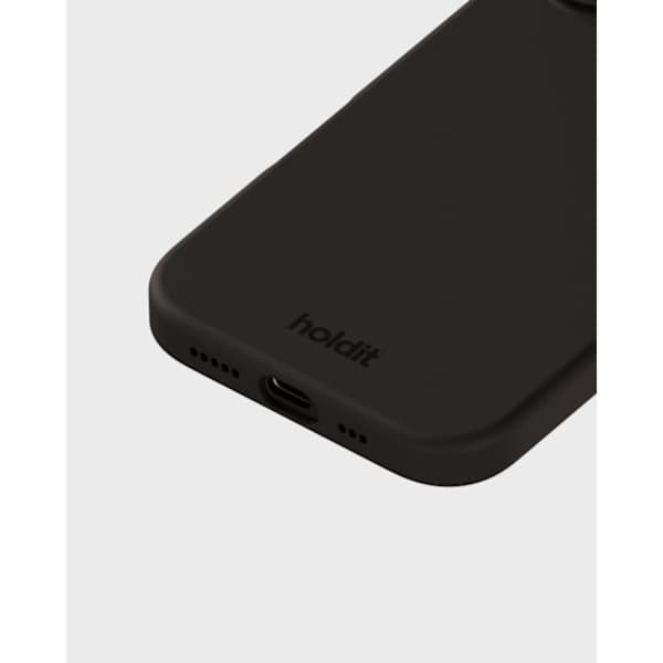 Holdit iPhone 16 Mobilcover Silikone Sort