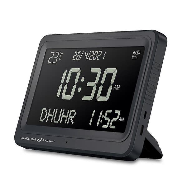 Azan Clock Automatic Worldwide Digital 8 Azan Prayer Call Sound Islamic Wall and Table Clock A
