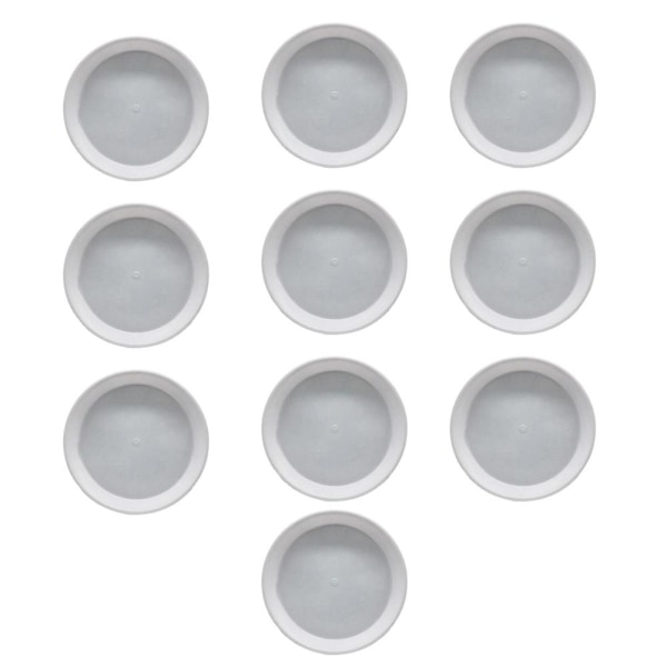 10pcs 10sizes Plastic Round Shape Home Garden Flower Pot Planter Tray Saucers Jikaix