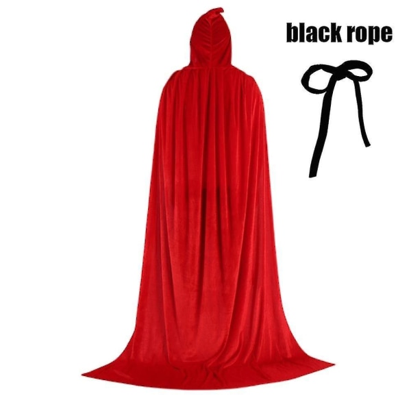Sanderson Søstre Kappe   Mary Sarah Winifred   Kostume Jul Voksen Børn Middelalderlig Kappe Red XL 140*160cm *