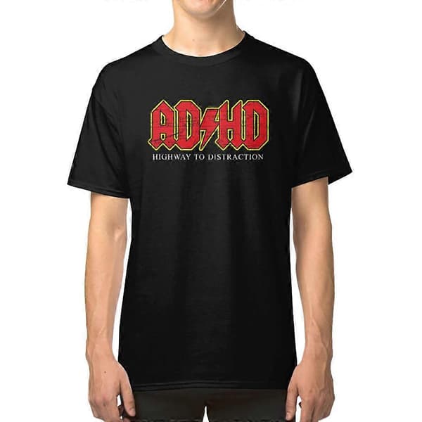 ADHD T-paita black XXL