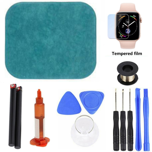 Naievear Front Glass Linse Replacement Screen Repair Kit For Apple Watch 2/3/4/5/6 Series 40mm Series 6