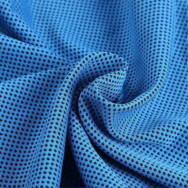1 Pack Kylhandduk Is Sport Handduk, Is Handduk, Mjuk Andningsbar Instant Handduk, Kyl Mikrofiber Handduk för Yoga, Pilates, Utomhussporter (Ljusblå)