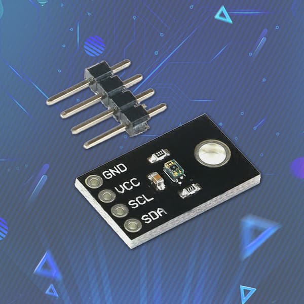 Avancerad ljussensor 6075-modul för dator-DIY-projekt, PCB-konstruktion