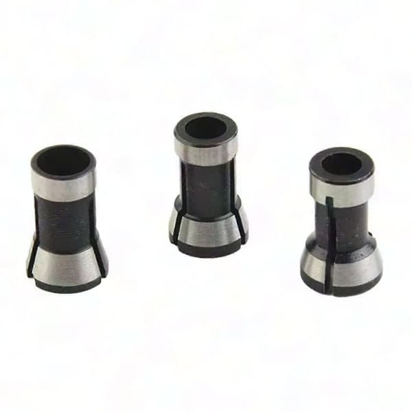 4st Elfräs Chuck Set - 6mm, 8mm, 6.35mm Fräs