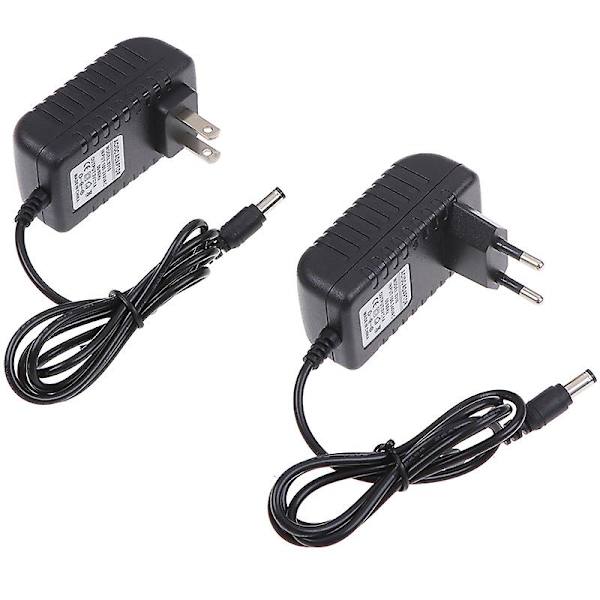 DC 3V 1A AC-muuntaja-adapteri Virtalähde Lataus EU-pistoke 5,5 mm x 2,1 mm US Plug