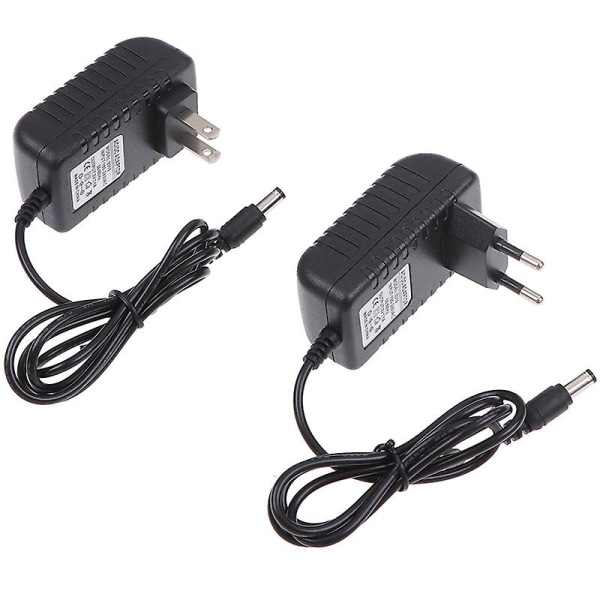 DC 3V 1A AC-omvandlare Adapter Strömförsörjning Laddare EU-kontakt 5,5 mm x 2,1 mm US Plug