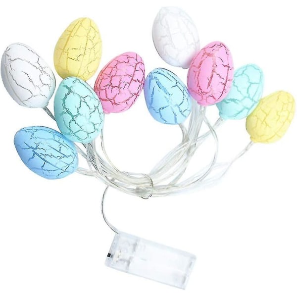 Påskägg Fairy Lights, 3m 20 Led påskägg String Lights, Egg Fairy Lights, Easter Egg Easter Lights (slumpmässig färg)