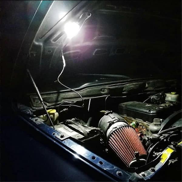 LED-motorhjelmslys til Ram 1500 2500 3500 Charger Durango Grand