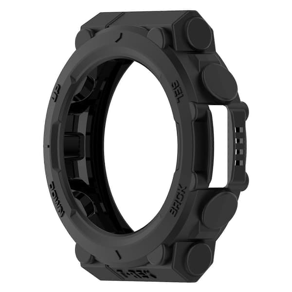 Kompatibel med Amazfit T-Rex 2 Armor Hollow TPU klockfodral Black