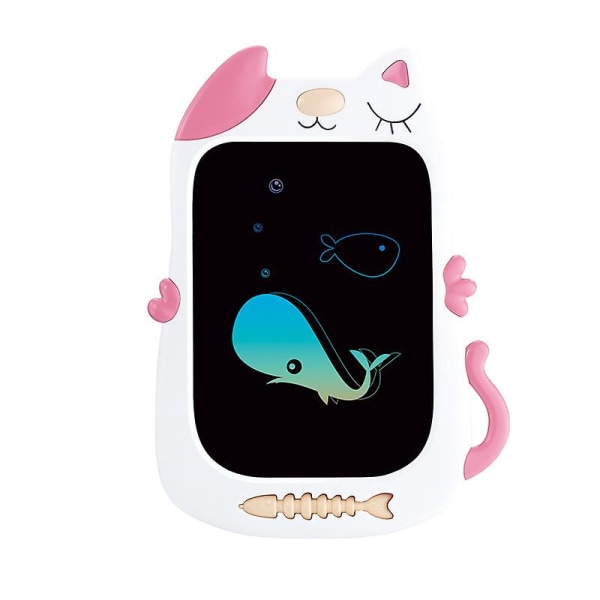 8,5 tuuman värikäs LCD kirjoitustablettitaulu doodle-piirustusalusta lapsille toddler, matkalelut kissan lahjat kissalle