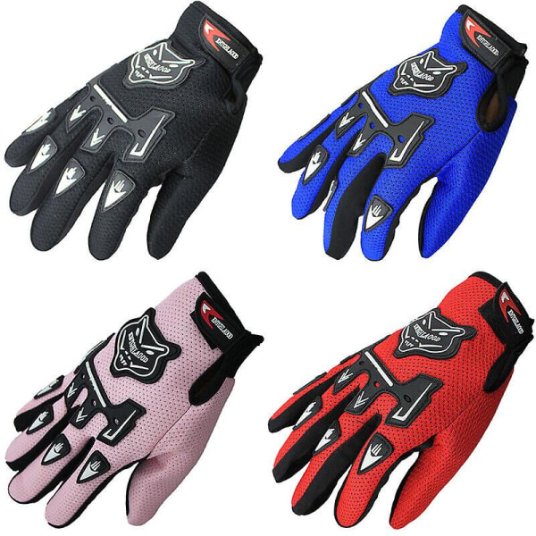 Hela fingret cykelhandskar Bmx Mtb Cykling Barn Handskar Pojkar Flickor Red
