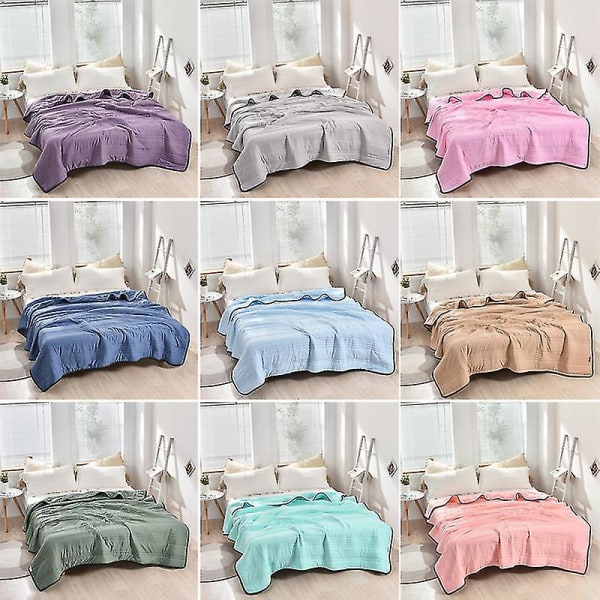 Ultrakylande Filt För Dubbel- Och Enkelsängar - Supersoft & Tvättsbart Filt För Vuxna & Barn Water Green 100x150