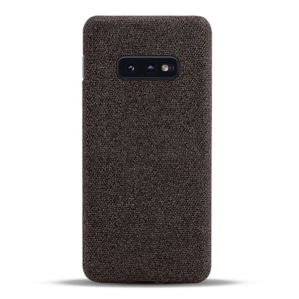 Samsung Galaxy S10e Telefon Cover PC Defender Case Brown
