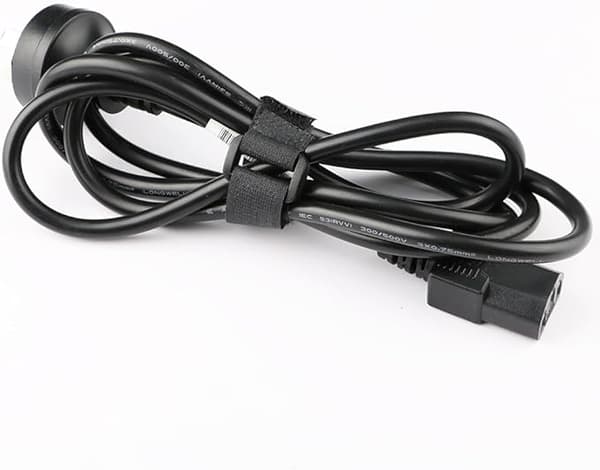 Premium sort Velcro-kabel sæt, alsidigt sort Velcro Black set4