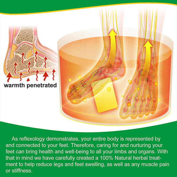 Benbantning fotbad 100 % naturlig örtbehandling Behandlar naturligt svullna anklar, fötter och ben