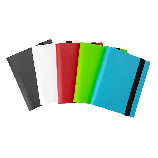 360 Kortslomme Handels Kortsamlermappe 9 Sider 40 Sider Handels Kortsamleralbum Mappe Etui Red