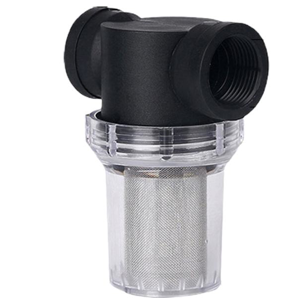 Puutarha-altaan 20 mm/25 mm/32 mm sisäänrakennettu verkko-suodatin vesipumpun kasteluun suuren virtauksen putkistoon 25mm 180 UM