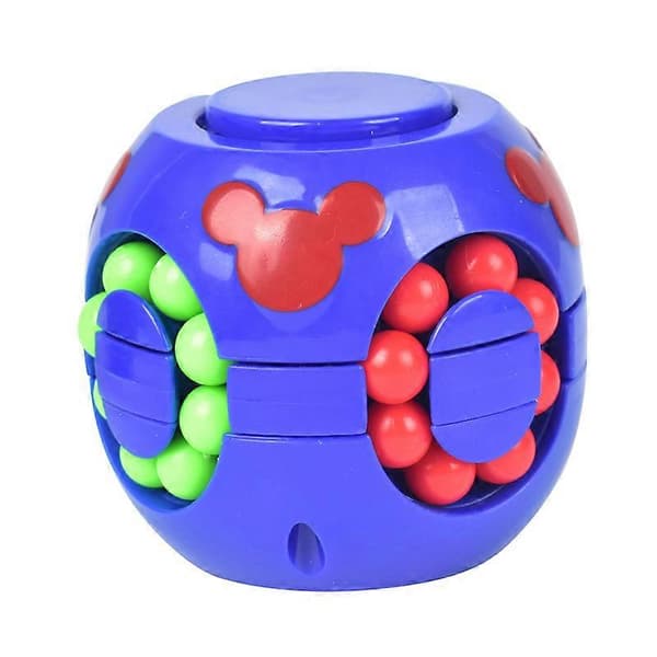 Sormenpää Burger Cube -palapeli Gyroskooppi Magic Bean Lelu Magic Bean Lasten Dekompressiolelu Blue