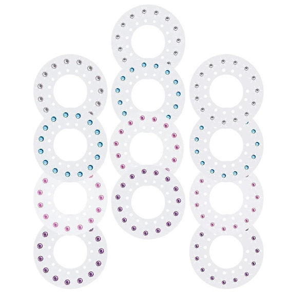 180 kpl Gems Blingers Deluxe Set LTsaslek Jewel Refill Set DIY Tytöt HR Styling Tool Diamond Adhesive Ring Leikkikalut Lahjat