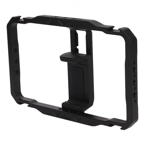 Smartphone Video Rig Filmmaking Vlogging Case Phone Video Stabilizer Grip Tripod Mount With Cold Shoe Mounts 1/4 Thread Interface