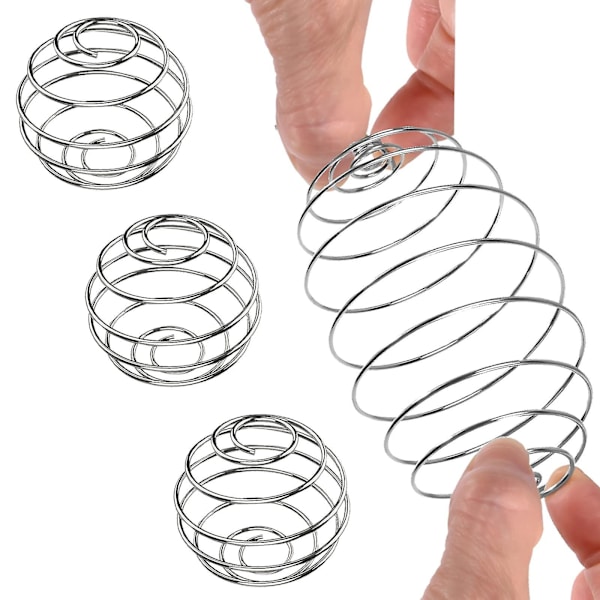 4 st 304 Rostfritt Stål Flaska Mixer Boll, Protein Shaker Boll För Dryck Flaska Shaker Cup