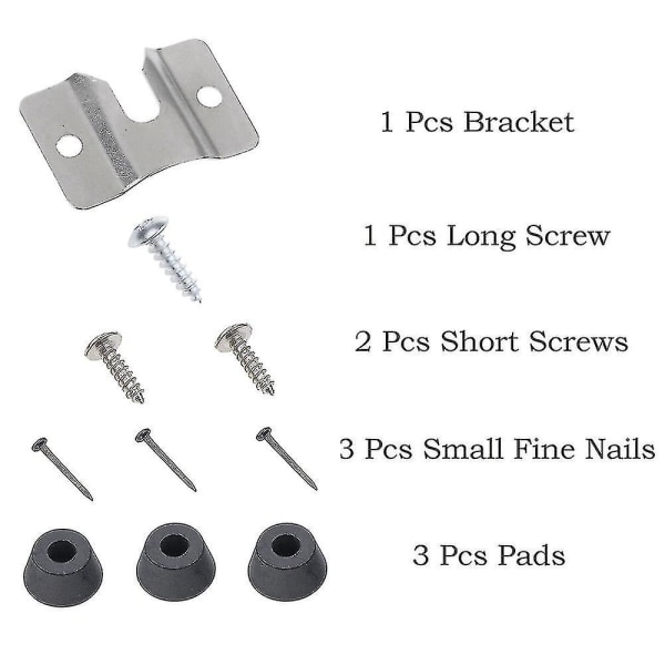 10-pack Darttavla Monteringsfäste Kit Darttavla Monteringsfäste Set Väggkrok Darttavla Monteringsfäste Darttavla Set